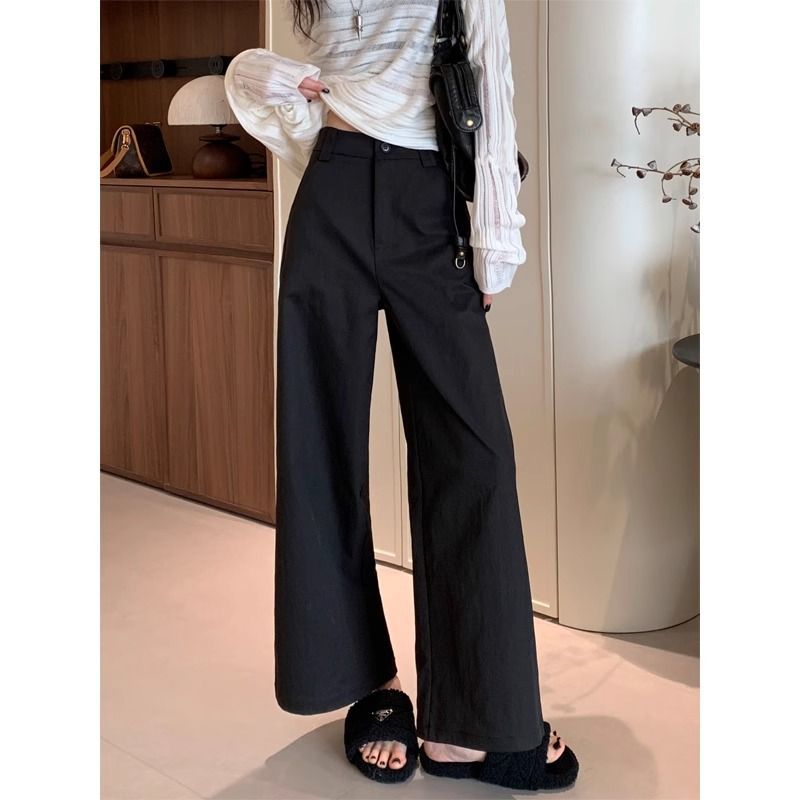 Femme Pantalons Taille Haute Large-Cut Chic & Stil