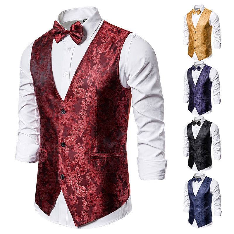 Noble men's satin vest Lune London