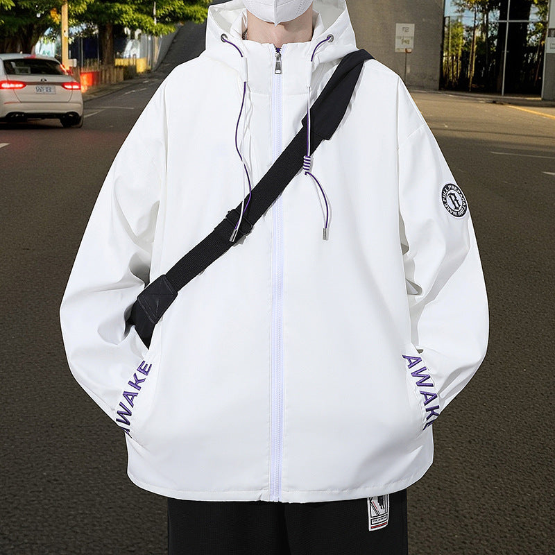 Unisex leisure jacket with waterproof properties and practical pockets Lune London