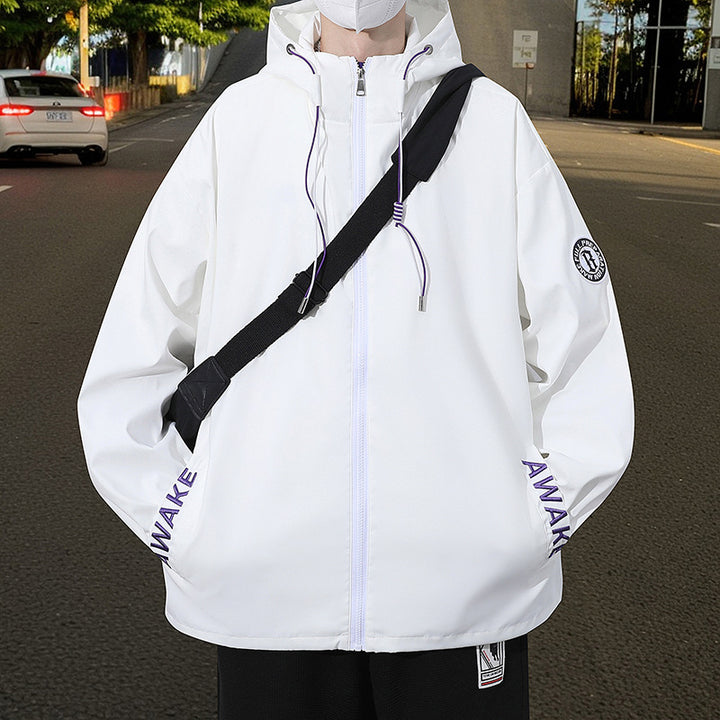 Unisex leisure jacket with waterproof properties and practical pockets Lune London