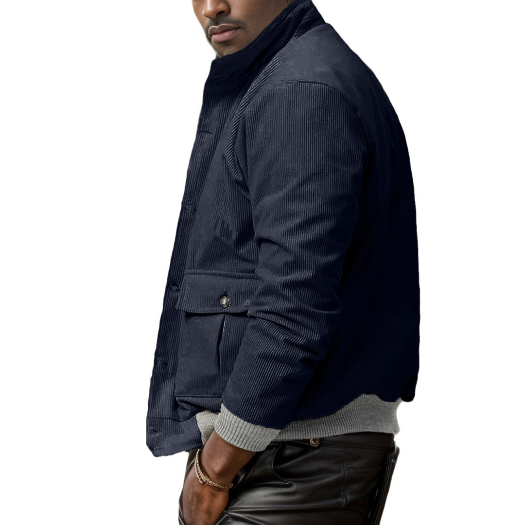 Sporty corduroy jacket for men with practical pockets and modern design Lune London