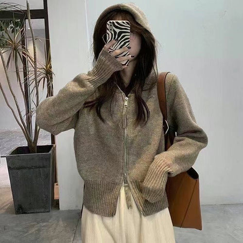 Hooded zip jacket for women Lune London
