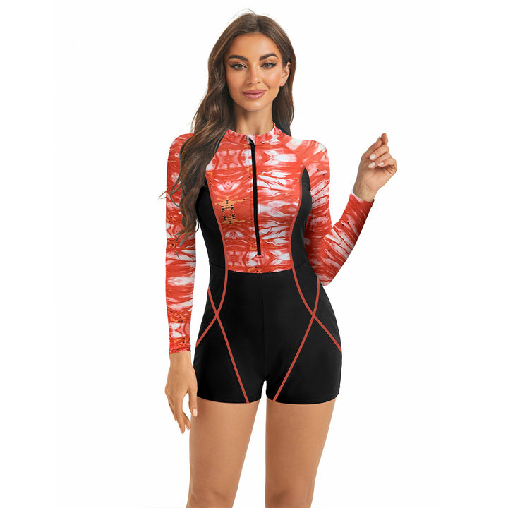 Women's swimsuit with shorts and long sleeves Lune London