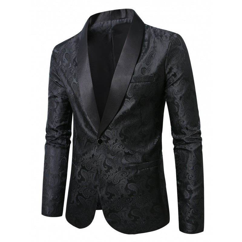 Elegant smoking blazer for men with paisley pattern Lune London
