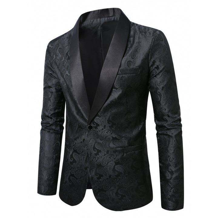 Elegant smoking blazer for men with paisley pattern Lune London
