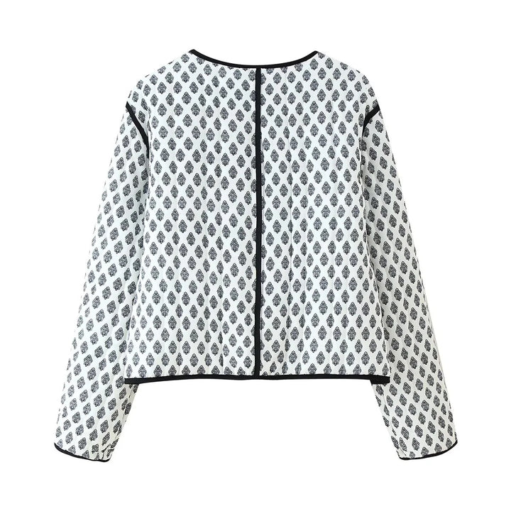 Elegant transitional jacket for women with refined applications Lune London