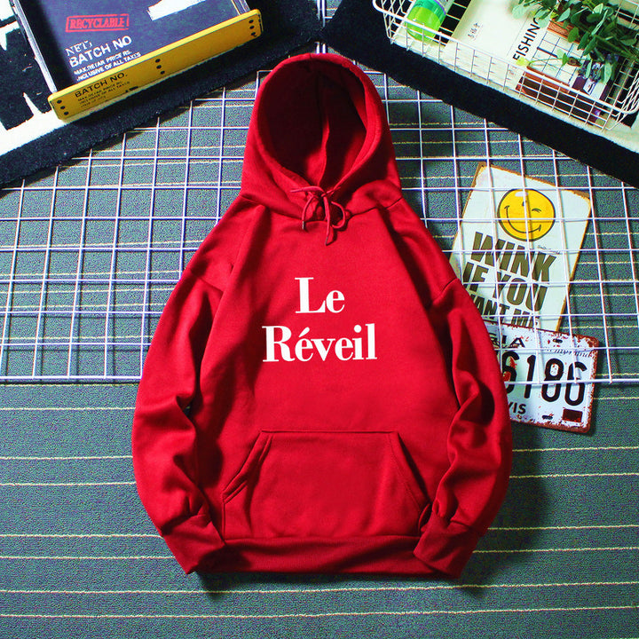 Ladies hoodie with stylish lettering Chic & Stil