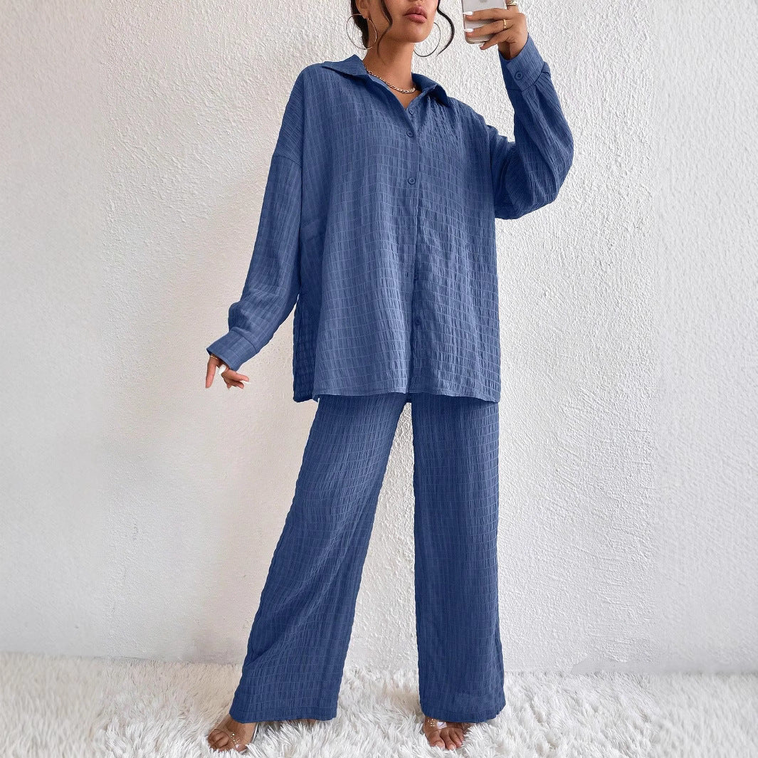 Women Comfortable Casual Long Sleeve Set Lune London