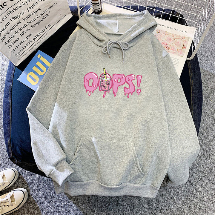 Women's hoodie with eye-catching print Chic & Stil