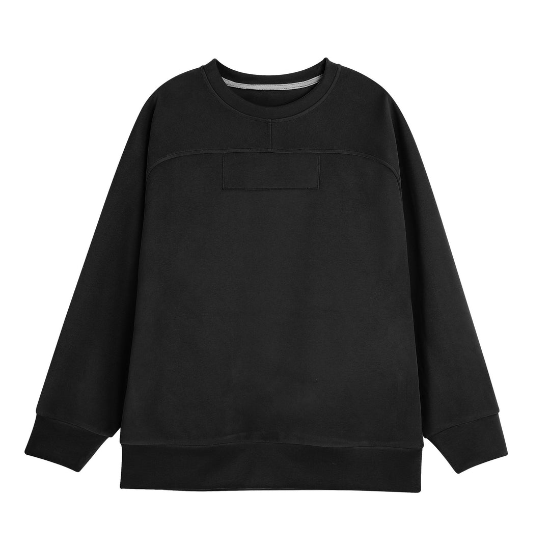 Oversized sweatshirt for women with soft fleece lining and quilted design Lune London