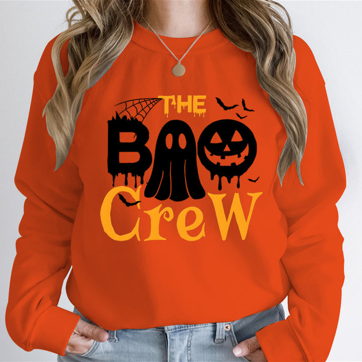 Sweatshirt pour femmes avec thème d'Halloween et impression graphique créative Chic & Stil