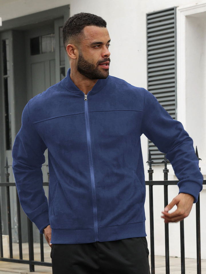 Casual track jacket for men with a sporty design and practical pockets Lune London