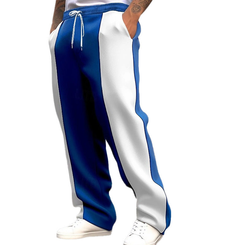 Men's sports training pants with decorative striped pattern and practical pockets Lune London