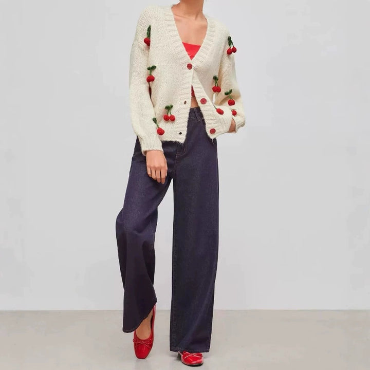 Ladies cozy knit vest Lune London