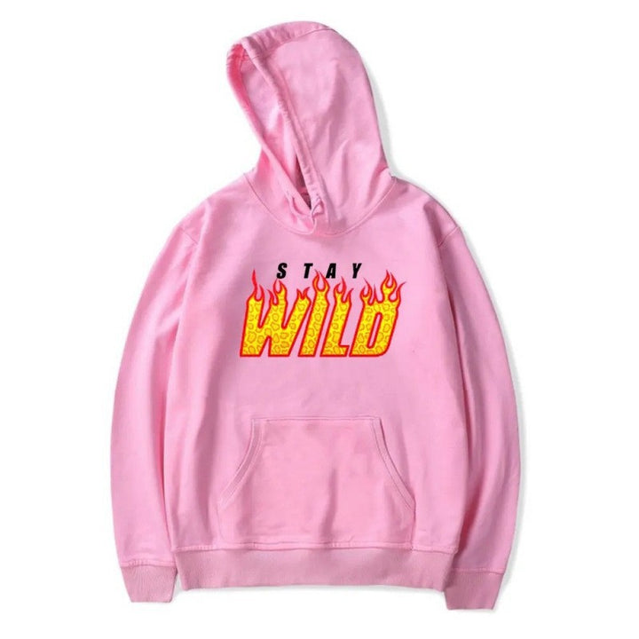 Women's hoodie with eye-catching graphic print and casual fit Chic & Stil
