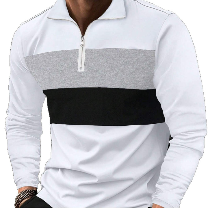 Casual pullover for men with modern zip closure Lune London