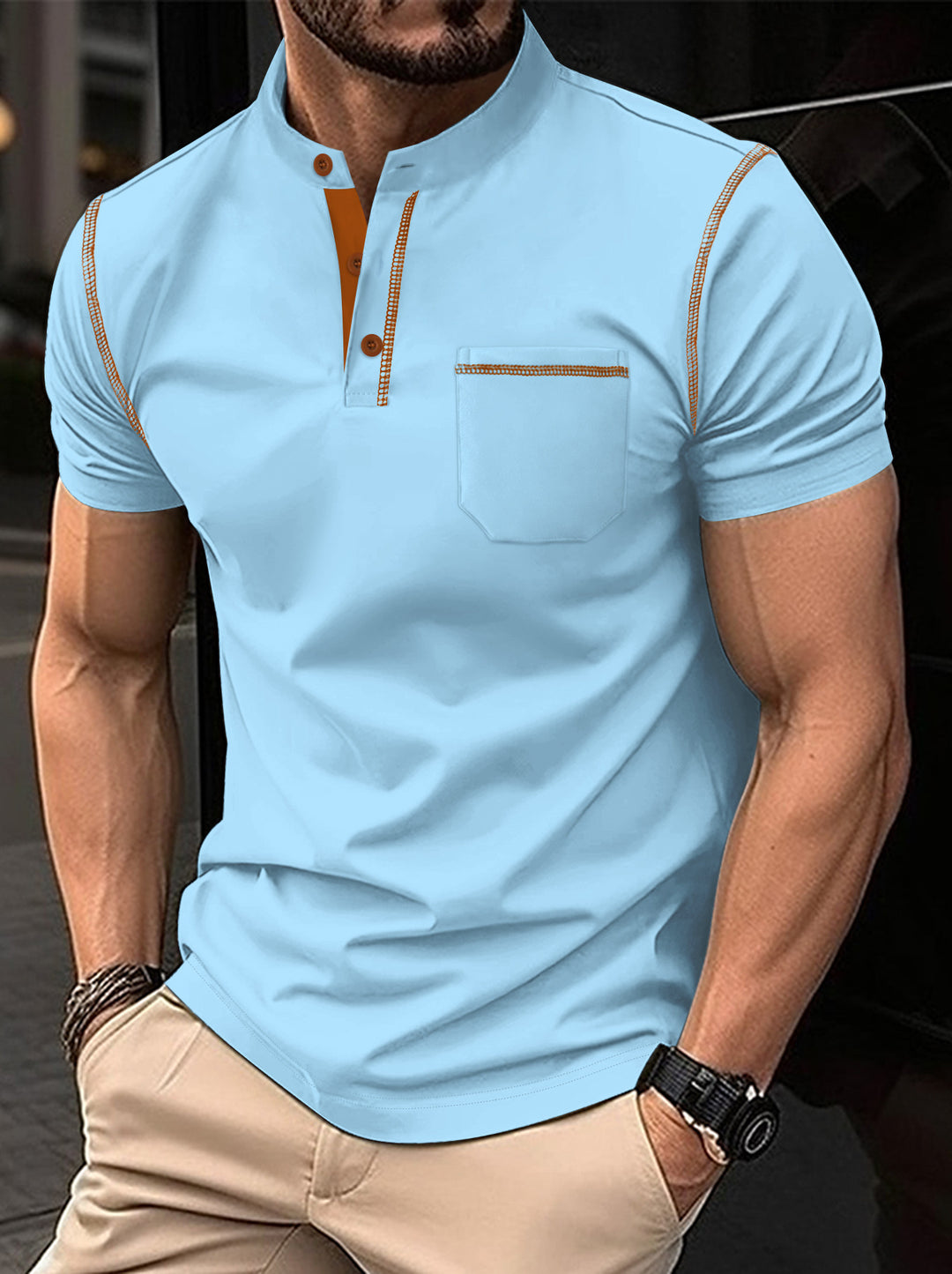 Men's button-down collar shirt Stylish Lune London