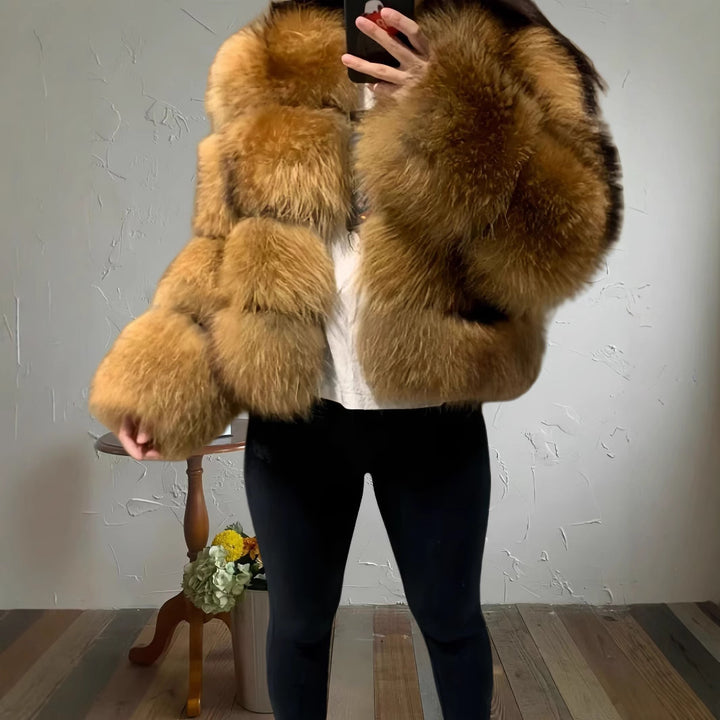 Ladies comfortable fur coat Lune London