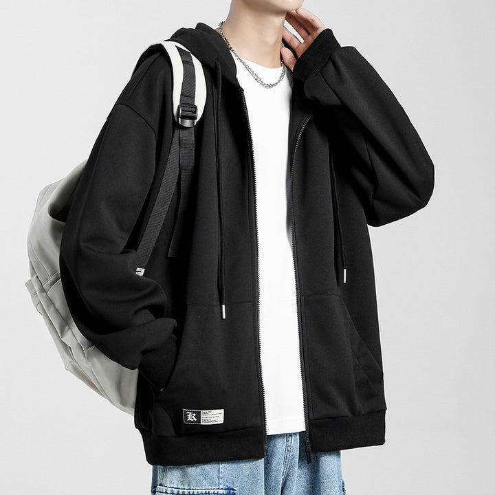 Men's comfortable zip-up hoodie with oversized fit Lune London