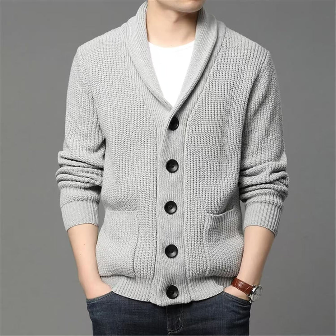 Men's mesh jacket with deep collar and practical pockets Lune London