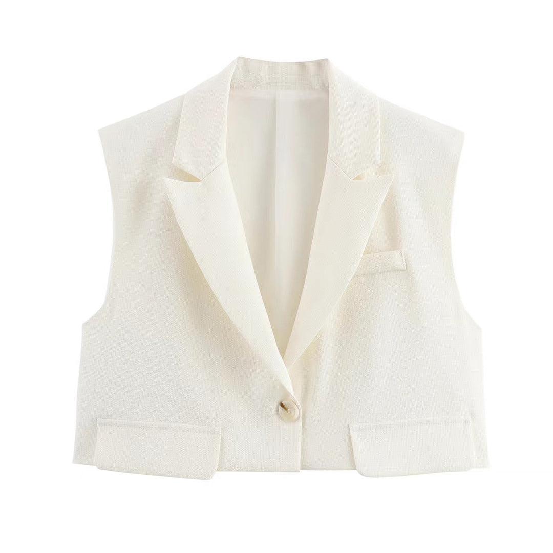 Wide palazzo pants for women with an elegant pleat treatment at the waist Lune London