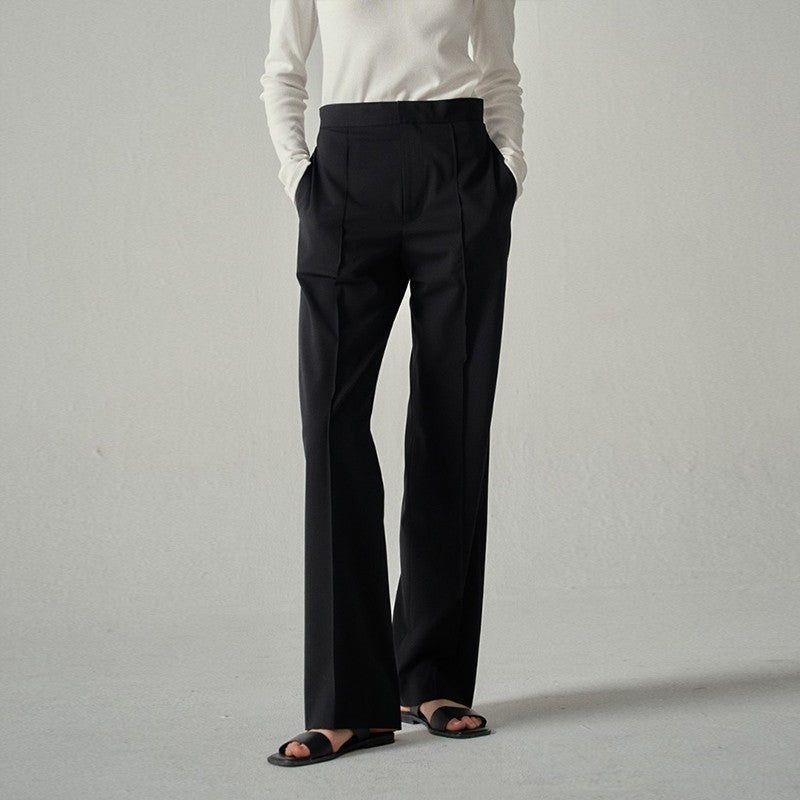 Pantalons en tissu fluide élégant pour femmes Chic & Stil