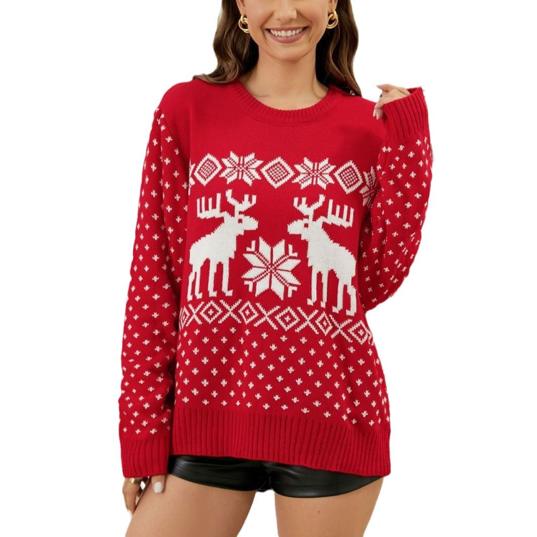 Women's Christmas sweater with fun pattern and comfortable fit Lune London