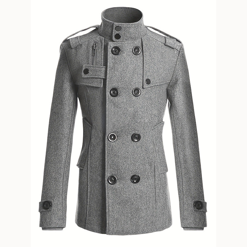 Fashionable women's trench coat with asymmetrical cut and practical pockets Lune London