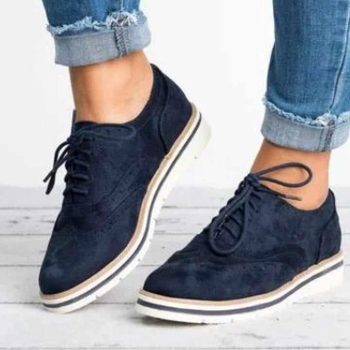 Lune London | Brogues Shoes Genuine Leather Classic Lacing Elegant Perforated Design