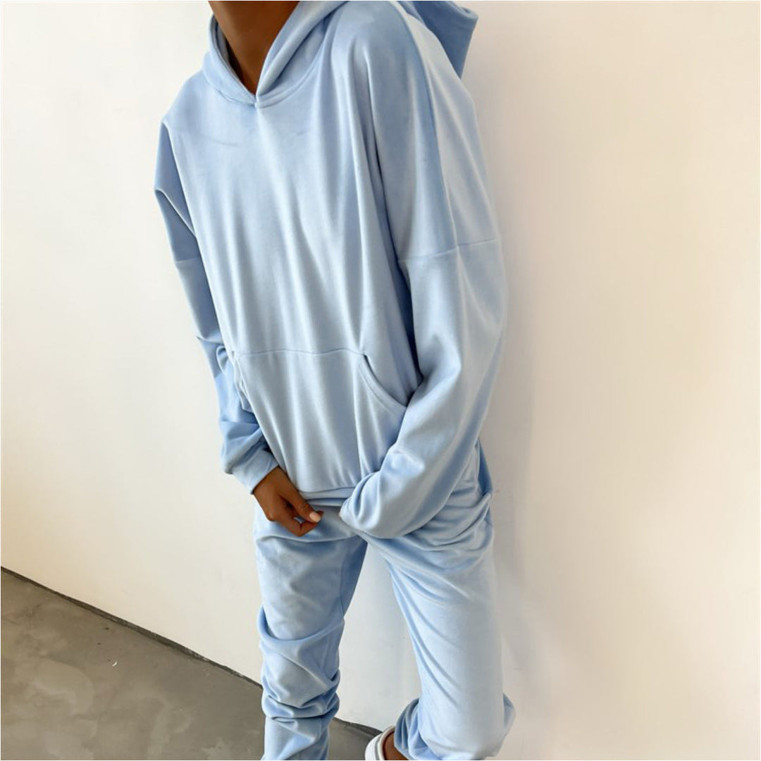 Ladies Cozy Hoodie and Jogging Pants Set Lune London