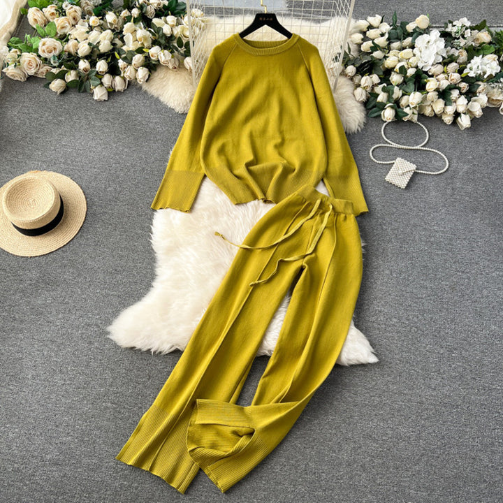 Ladies knitted stylish and cozy jumpsuit Lune London