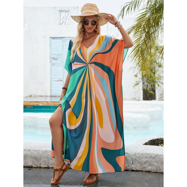 Women Bohemian butterfly dress beach chic and style