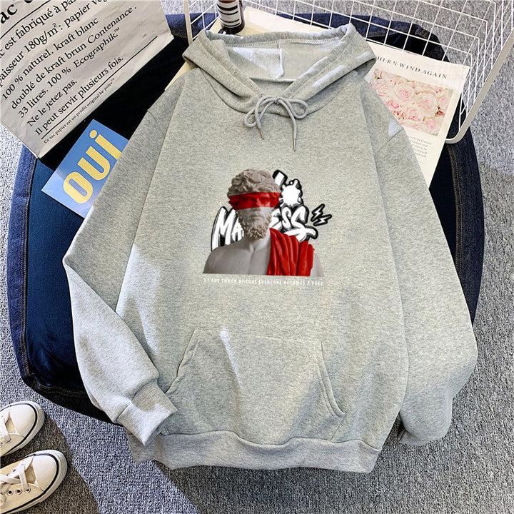 Women’s hoodie with modern graphic print and inspiring lettering Chic & Stil