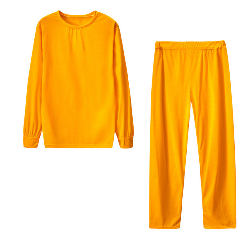 Women's Long Sleeve Pajama Set with Elastic Pants Lune London