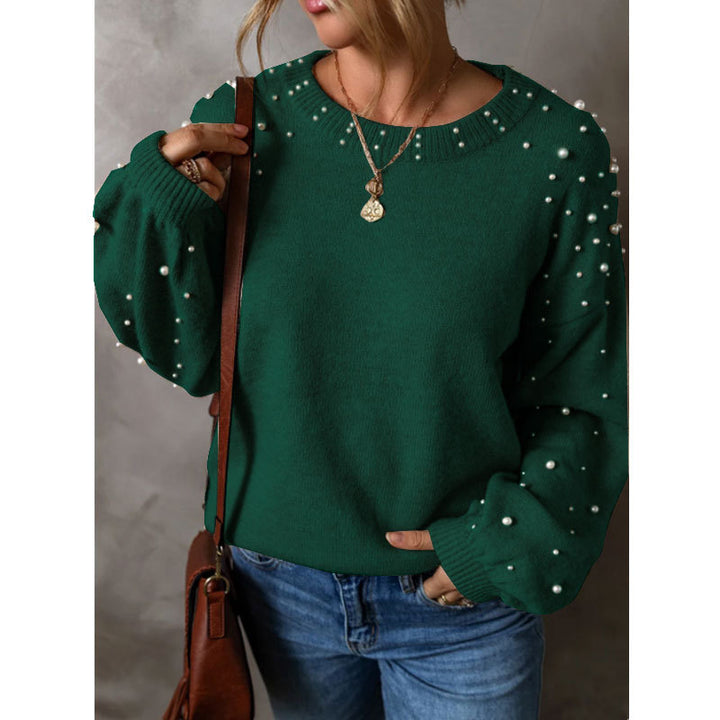 Pull en tricot pour femmes avec détails en perles Chic & Stil
