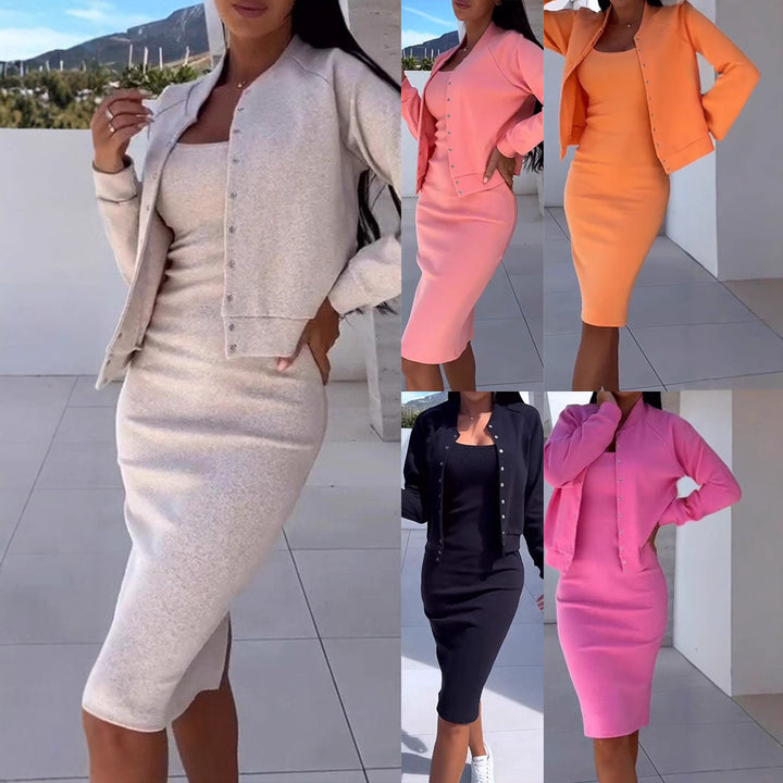 Lune London casual layered dress set for women