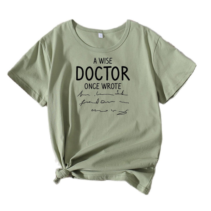 Ladies Short Sleeve T-shirt Citation Lune London