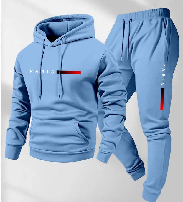Women’s hoodie and jogging pants set with modern Paris design Chic & Stil