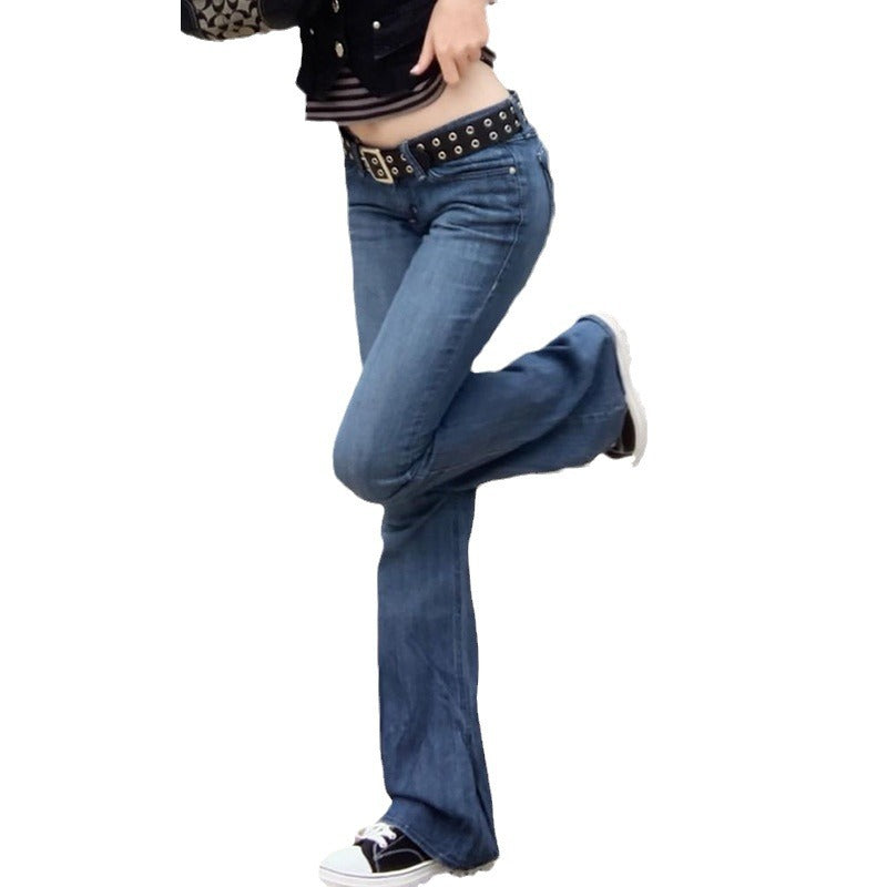 Women's Bootcut Jeans with Playful Fringe Trim Lune London