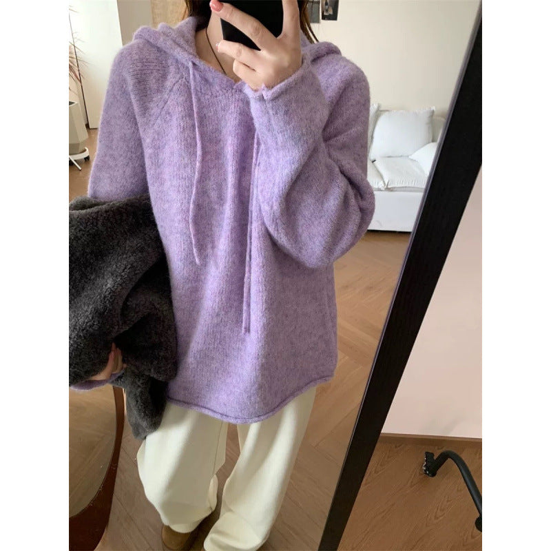 Hoodie confortable pour femmes en matériau en polaire douce avec poche kangourou Chic & Stil