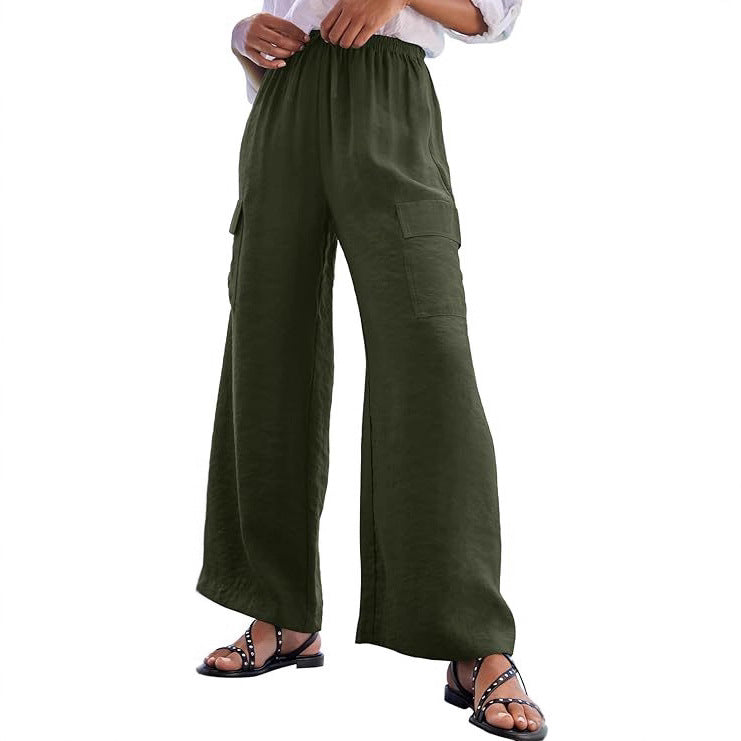 Women Lightweight Jersey Cargo Pants Lune London