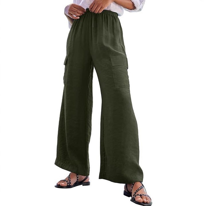 Women Lightweight Jersey Cargo Pants Lune London