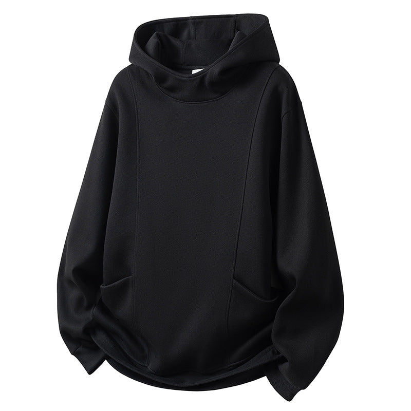 Oversized casual women’s hoodie with a high collar and practical side pockets Lune London