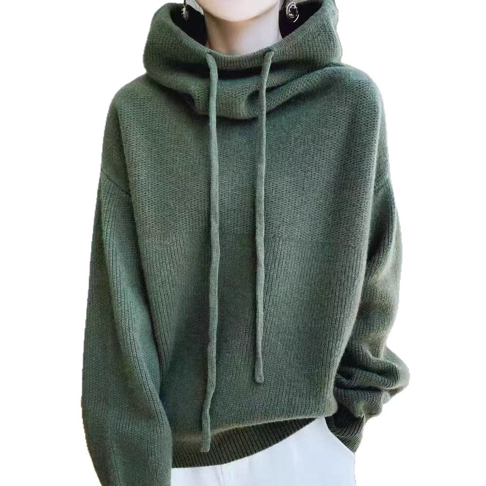 Pull surdimensionné pour femmes avec col montant et ajustement décontracté Chic & Stil
