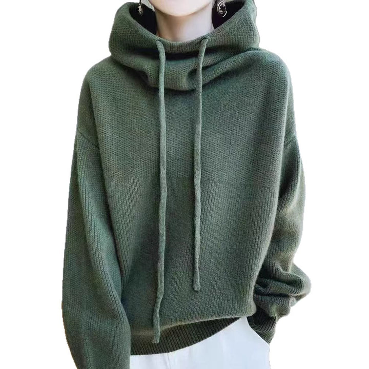 Pull surdimensionné pour femmes avec col montant et ajustement décontracté Chic & Stil