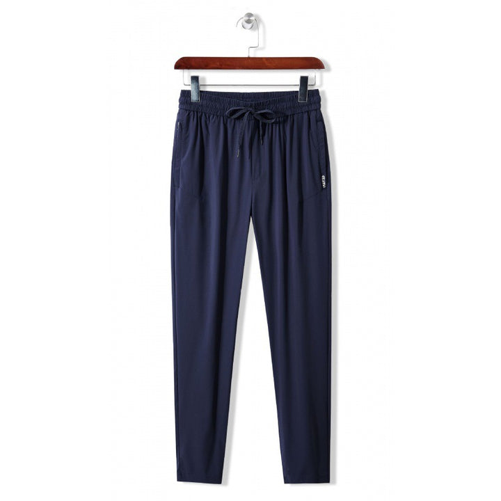 Leisure pants for men with elastic waistband and breathable inserts Lune London