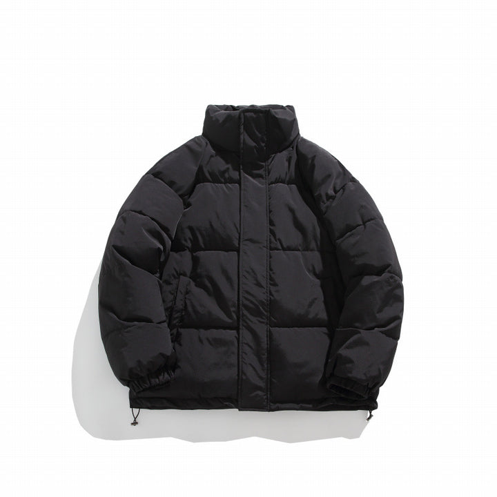 Ladies quilted winter jacket with high collar Lune London