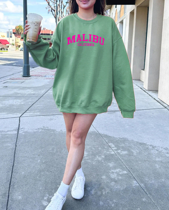 Sweatshirt femme avec logo californien décontracté et matériau doux Chic & Stil