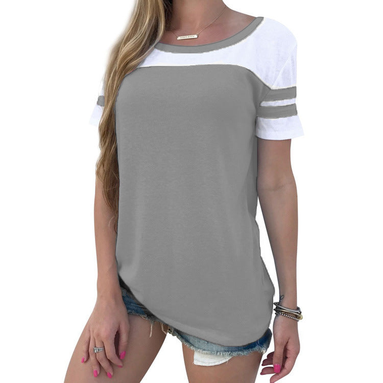 Sports T-shirt for women with a modern block and a relaxed fit Lune London