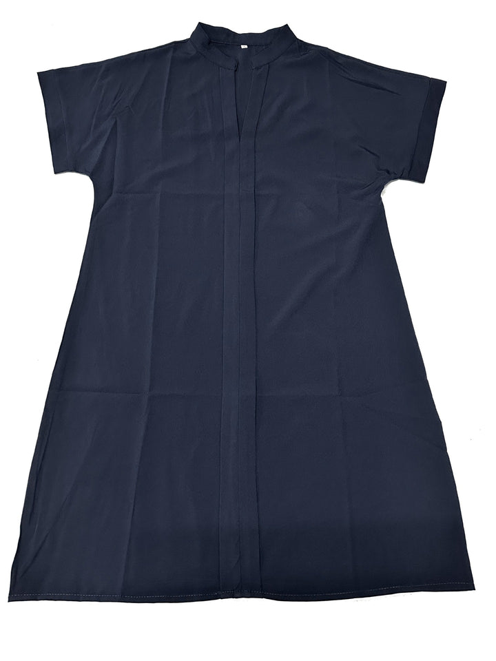 Women's Chic Short Sleeve Midi Tunic